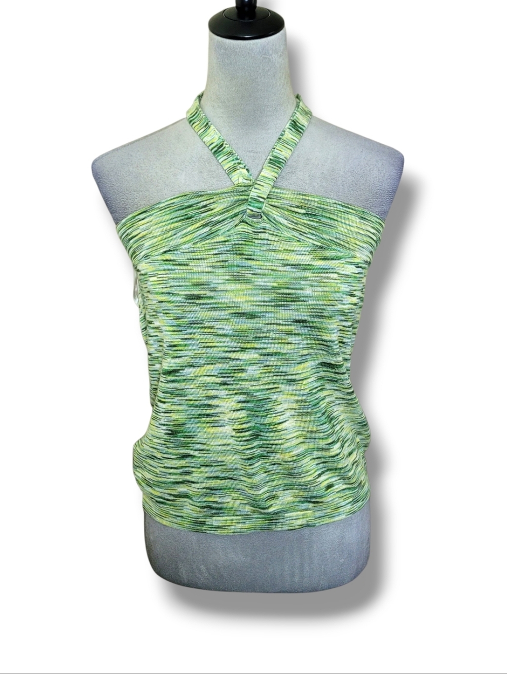 LOFT Vintage 90s Space-Dye Halter Top Size LP